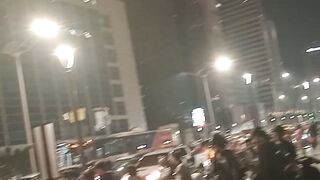 serious traffic jam, guys