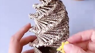 EASY CRAFT IDEAS | School Craft Idea/ DIY Craft/ School hacks/ Origami craft/paper gift idea #shorts 12