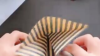 EASY CRAFT IDEAS | School Craft Idea/ DIY Craft/ School hacks/ Origami craft/paper gift idea #shorts 29