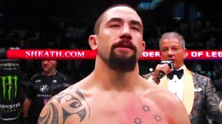 Robert Whittaker Octagon Interview | UFC Saudi Arabia