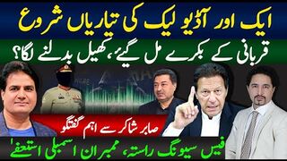 قربانی  بکرے مل گئے،  اور آڈیولیک ؟  ممبران قومی اسمبلی  استعفےٰ، خان رہائی معاملہ