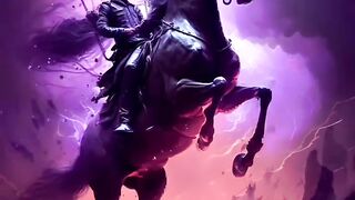 cool illustration horse