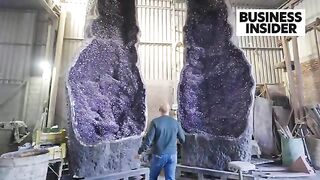 How Miners Find, Cut, And Transport The Most Expensive Amethysts In The World  So Expensive