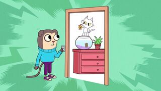 This harmless cat is hunting for fish in the dark ???????? Funny animals (Animation Meme)