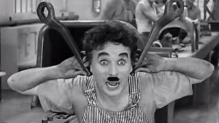Charlie Chaplin funny working