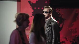 Arnold Pranks Fans as the Terminator...for Charity