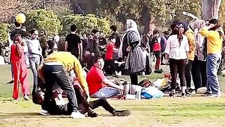 Prank with people