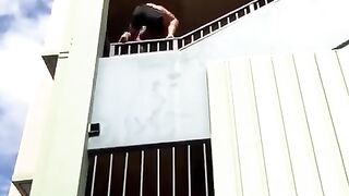 Barefoot climb