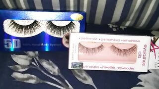 How to do select false lashes review|eyelashes||low price|