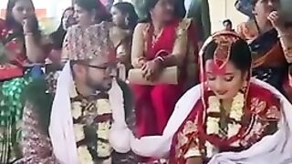 Nepali weeding blessing ceremony