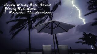 Rain for Deep Sleep | Best sound Theropy for Insomnia heavy Sound Of Thunderstorm