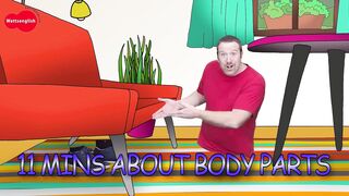 Body Parts + MORE Head Shoulders and Knees for Kids | Steve and Maggie| Speaking Wow English TV