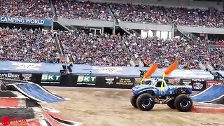 Crazy Monster Truck Freestyle Moments