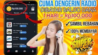 CUMA DENGERIN RADIO DIBAYAR SALDO DANA GRATIS - Cara Dapat Uang Dari Internet 2024.