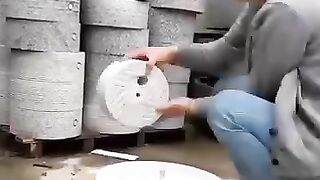 Stone machine working on making food ????