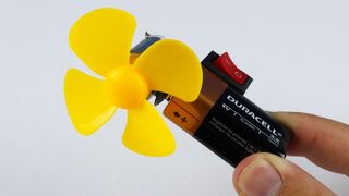 Como hacer un mini ventilador eléctrico