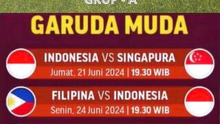JADWAL TIMNAS INDONESIA U-16 GRUP - A