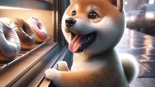 The dog got fed up and stole it/कुत्ते को इससे तंग आकर इसे चुराना पड़ा।#ai#trend#viral