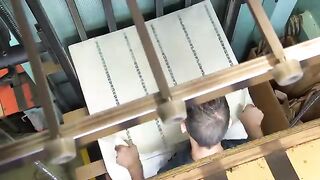 Proceso de impresión de los nuevos billetes de 100€ y 200€ 2