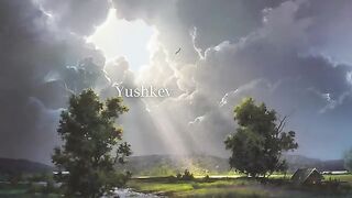 Light Acrylic painting. Artist - Viktor Yushkevich. #163