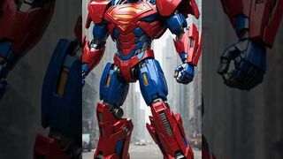 Superhero but Transformers robot