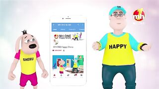 Happy Sheru Da Mix Collection || Happy Sheru || Funny Cartoon Animation