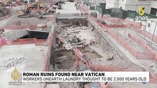 Roman ruins found near Vatican: Workers unearth laundry thought to be 2,000 years old