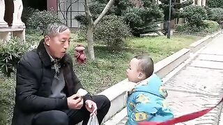 Dad_Walks_His_Son_And_Loses_Him.#family_#father_and_son_#funny#cutebaby#munchkin