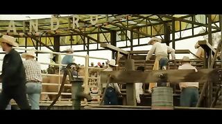 real steel - Ambush vs Black Thunder (poor robot defeated by a bull)