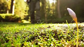 "Solo Wilderness Adventure: Hiking and Bushcraft Waffle Making"