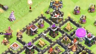???? 6 PEEKA Level 5 attack my townhall #shorts #viral #youtubeshorts #gaming