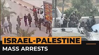 Israeli forces carry out mass arrests in occupied West Bank