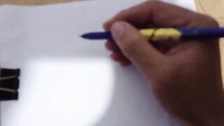 Drawing Animal At Paper
