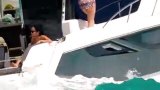 She takes a Risky walk at Haulover Inlet | Wavy Boats