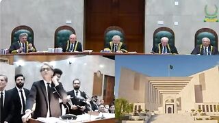 Justice Athar Minallah VS ECP Lawyer Sikander | 'Ek He Sawal Bar Bar Kyun ..' | Reserved Seats Case