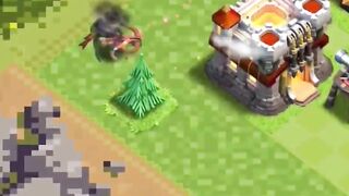 Archer Queen Destroy Townhall clash of clans