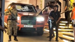 Anant Ambani Seen At Ajay Devgan House For Wedding invitation