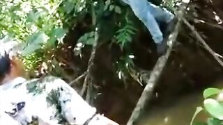 Because the log broke
