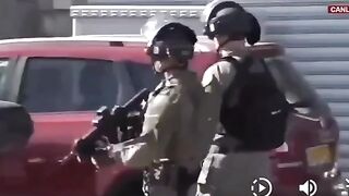 There aren't many things I hate more than f**king bullies! As this is in the West Bank, they can't use Hamas as an excuse for this!