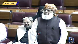 Maulana Fazal Ur Rehman Aggressive Talk | PM Shehbaz Sharif Shocked | Silence in National Assembly