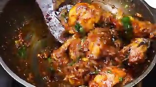 Sunday Brunch Menu, Chicken Sukka With Bun Paratha ????????????