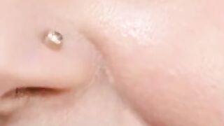 Actress Beautiful Nose Closeup#3