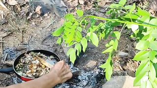 Masak di hutan hasil dari hari ini