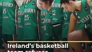 Ireland basketball team refuses handshake with Israel _ #AJshorts