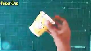 How to make Paper cup Helicopter