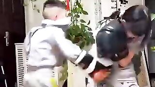 Sibling fight