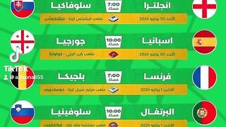 تعرف علي مواجهات دور ال16 من يورو 2024 بألمانيا يورو مباريات بطولة اليورو 2024