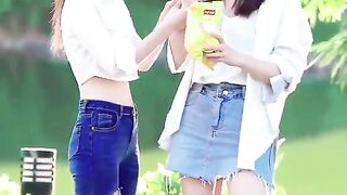 Beautiful Chinese girl's shorts video's 100