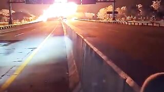 Truk Pertamina terbakar#info ngawi