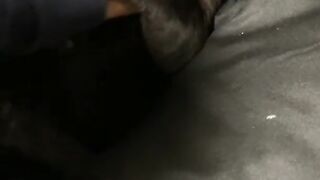 Black panther as a baby with human